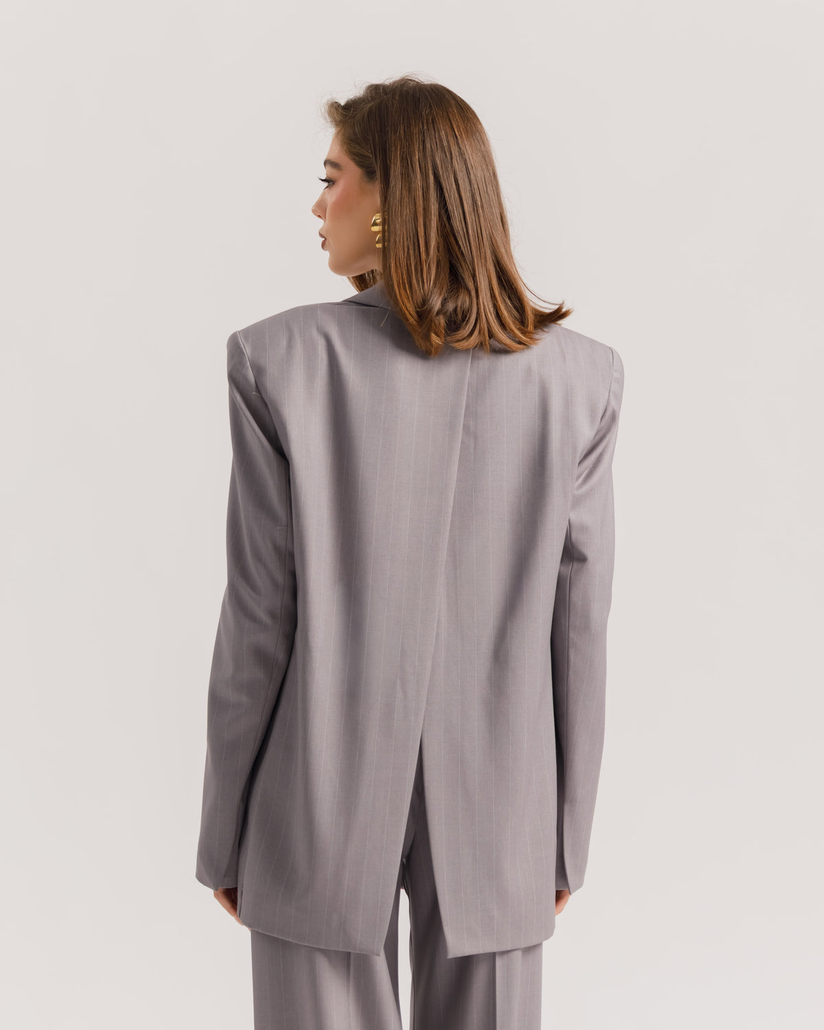Blazer sartoriale gessato GRIGIO - 0016