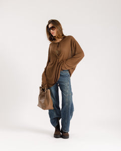 Maglia serafino long sleeve - W56545