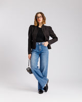Jeans flare blu - D008