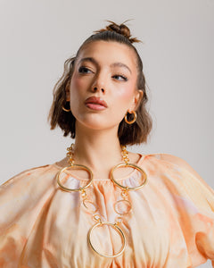 Collana con cerchi big - ECL2478
