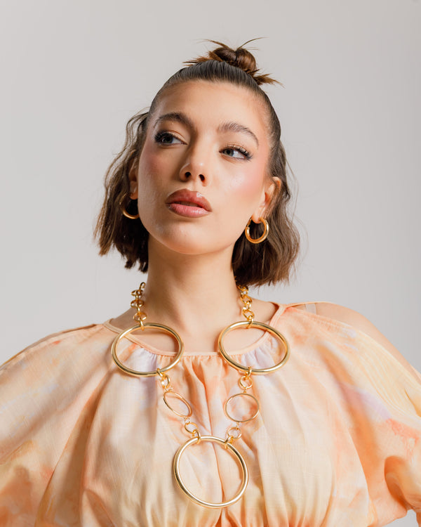 Collana con cerchi big - ECL2478