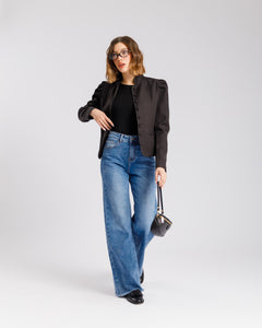Jeans flare blu - D008