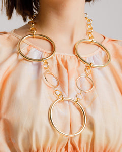Collana con cerchi big - ECL2478