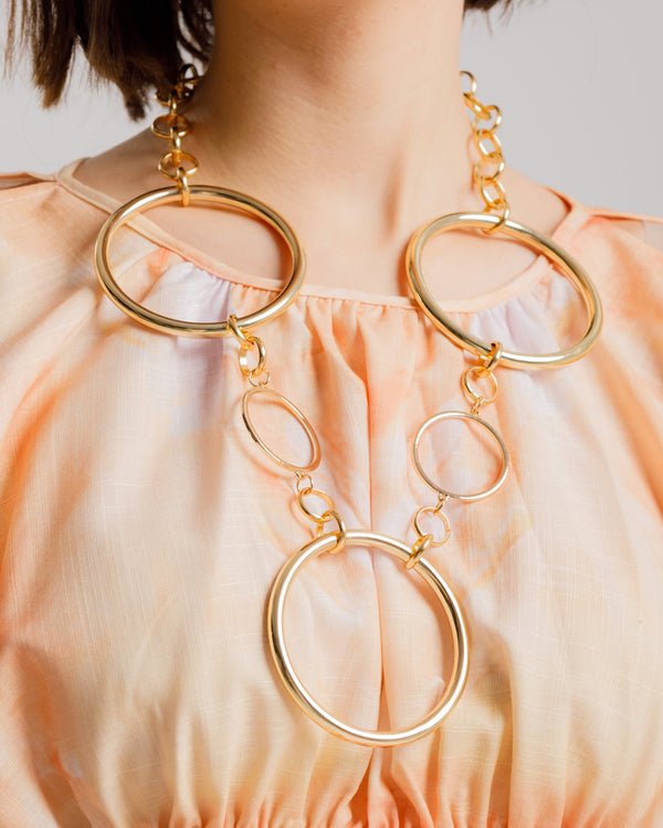 Collana con cerchi big - ECL2478