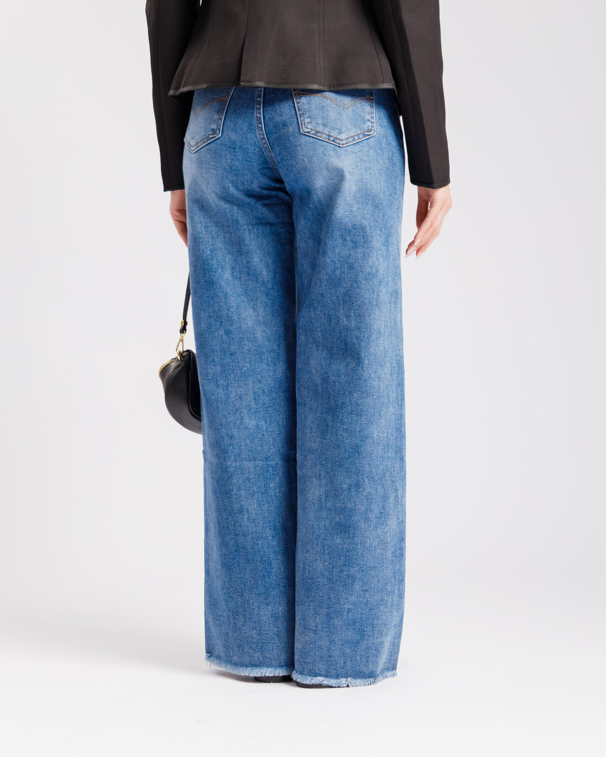 Jeans flare blu - D008