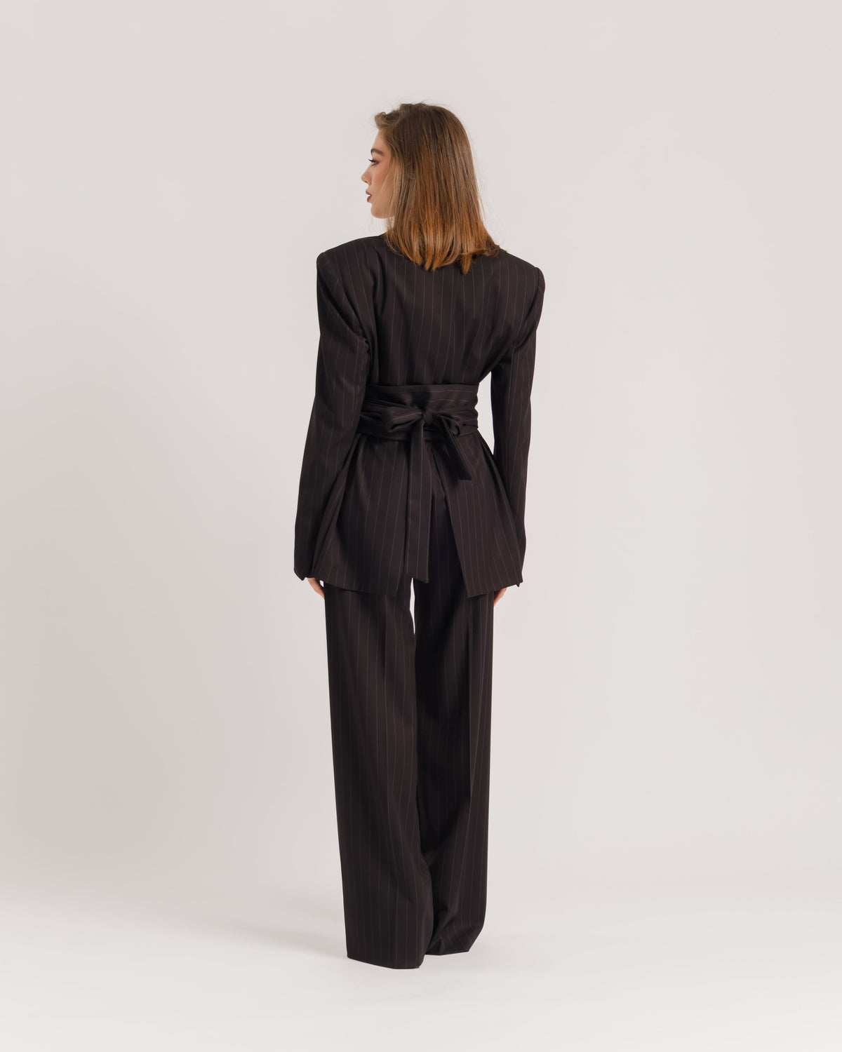 Blazer sartoriale gessato NERO - 0016
