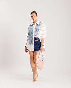 Camicia in cotone combinata - H13709