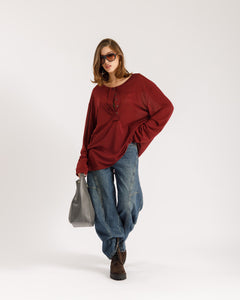 Maglia serafino long sleeve - W56545