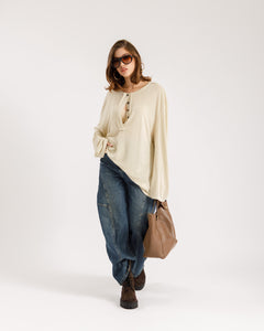 Maglia serafino long sleeve - W56545