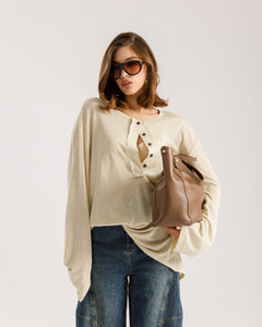 Maglia serafino long sleeve - W56545