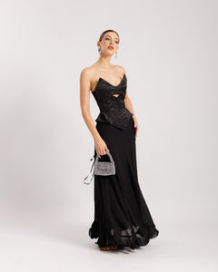 Corsetto satin strutturato - ST13716