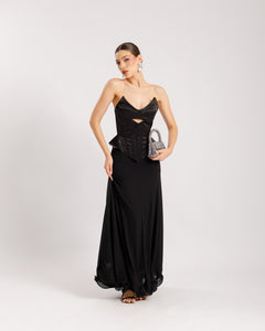 Corsetto satin strutturato - ST13716