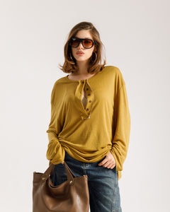 Maglia serafino long sleeve - W56545