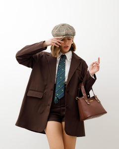 Borsa in pelle Maya MARRONE - LOVING BAGS