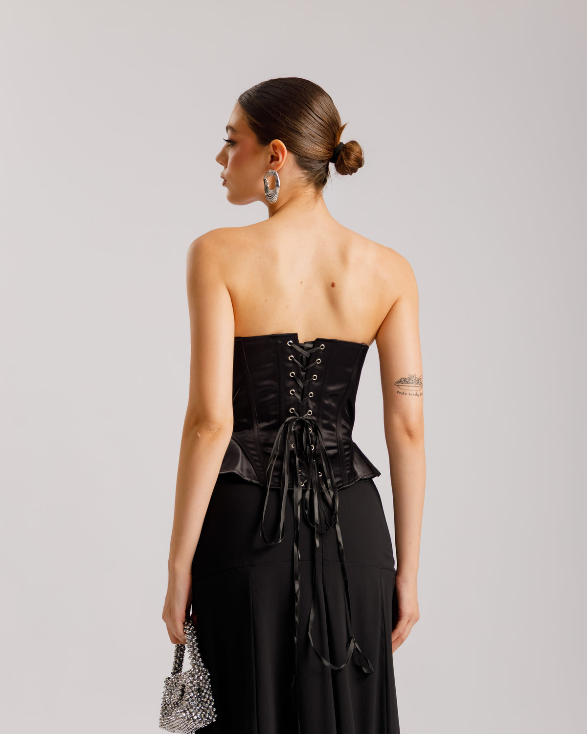 Corsetto satin strutturato - ST13716