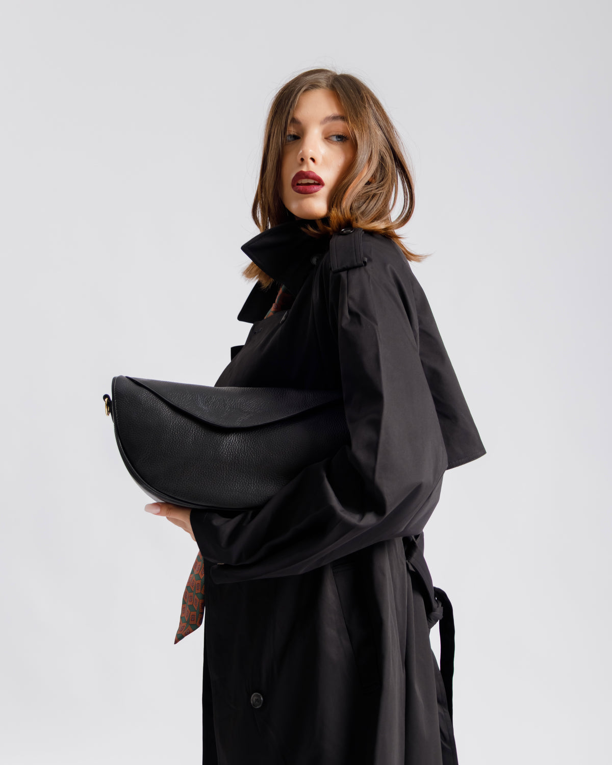 Borsa in pelle BRENDA Nera - LOVING BAGS