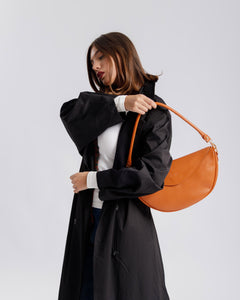 Borsa in pelle BRENDA Cognac - LOVING BAGS