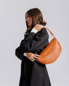 Borsa in pelle BRENDA Cognac - LOVING BAGS