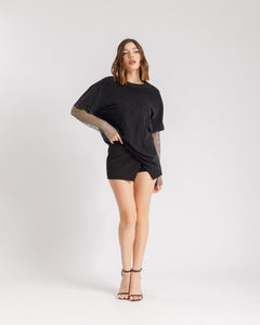 T-shirt manica strass - 9007