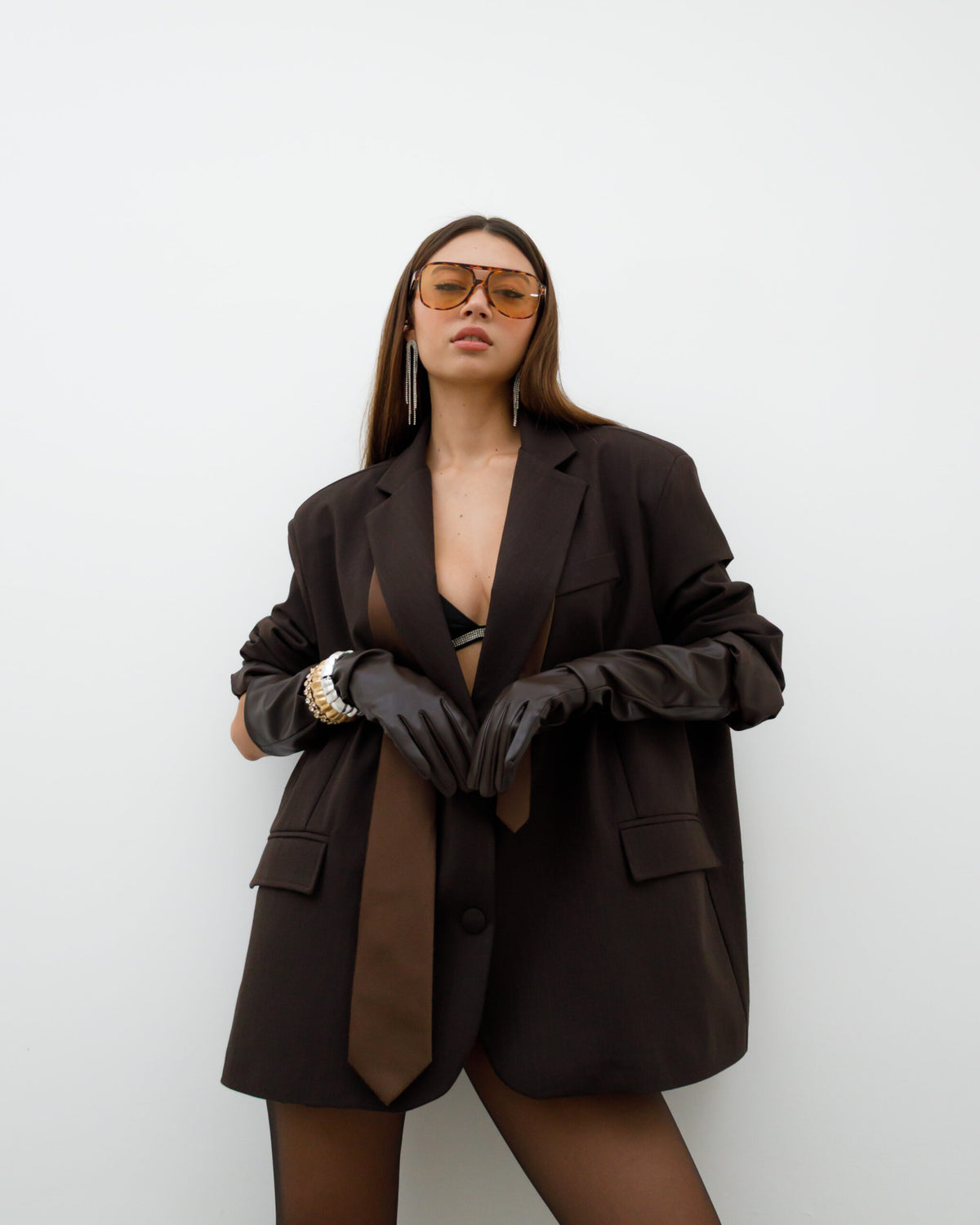 Blazer oversize gessato ALTHÉA - C156