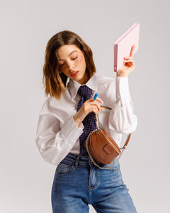 Borsa NEW ISABELLA micro marrone - LOVING BAGS