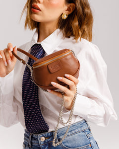 Borsa NEW ISABELLA micro marrone - LOVING BAGS