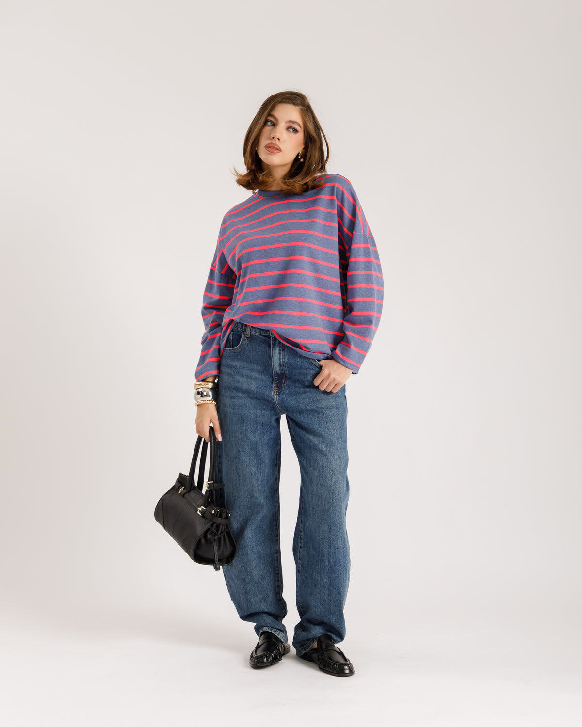 Maglia long sleeve a righe - 3225