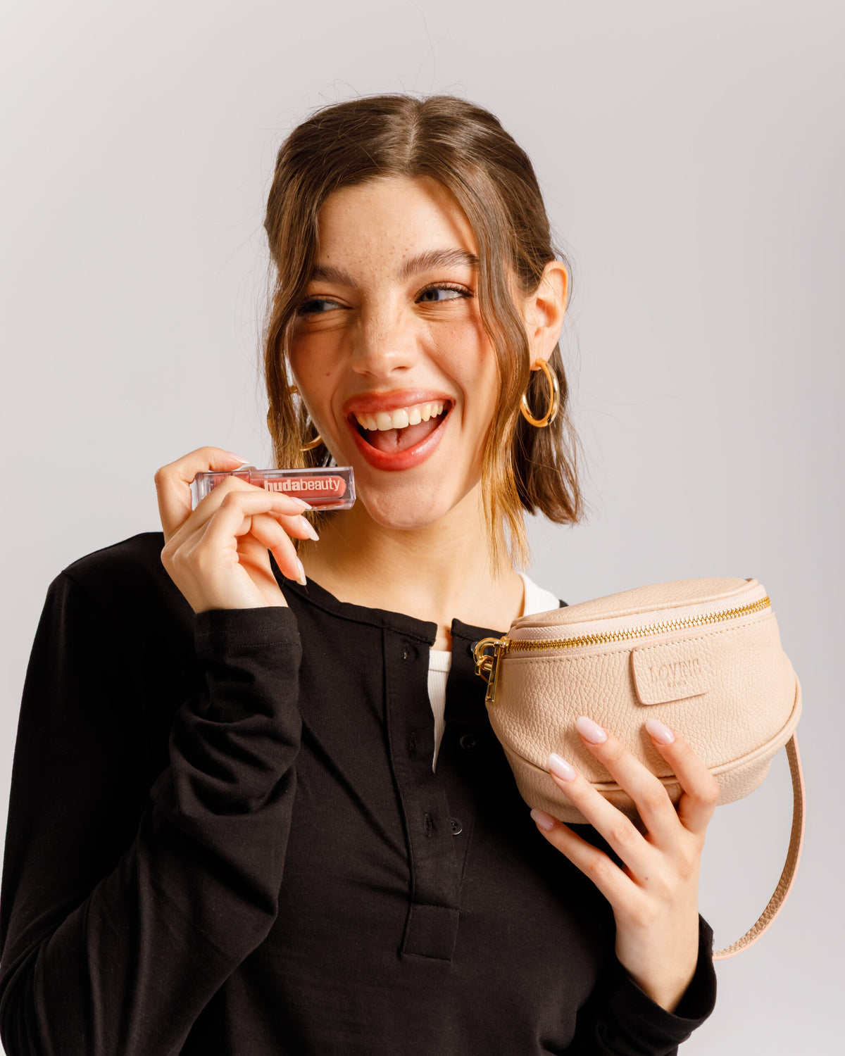 Borsa NEW ISABELLA micro rosa cipria - LOVING BAGS