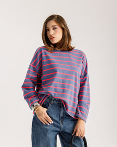 Maglia long sleeve a righe - 3225