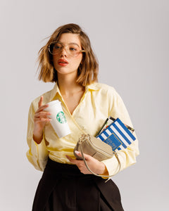 Borsa NEW ISABELLA micro tortora - LOVING BAGS