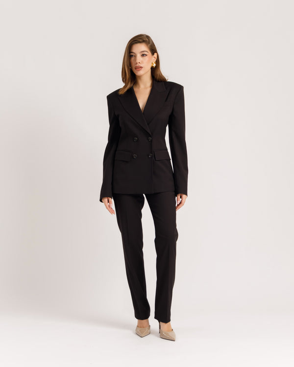 Pantalon tailleur NOIR - 0013