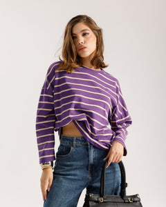 Maglia long sleeve a righe - 3225