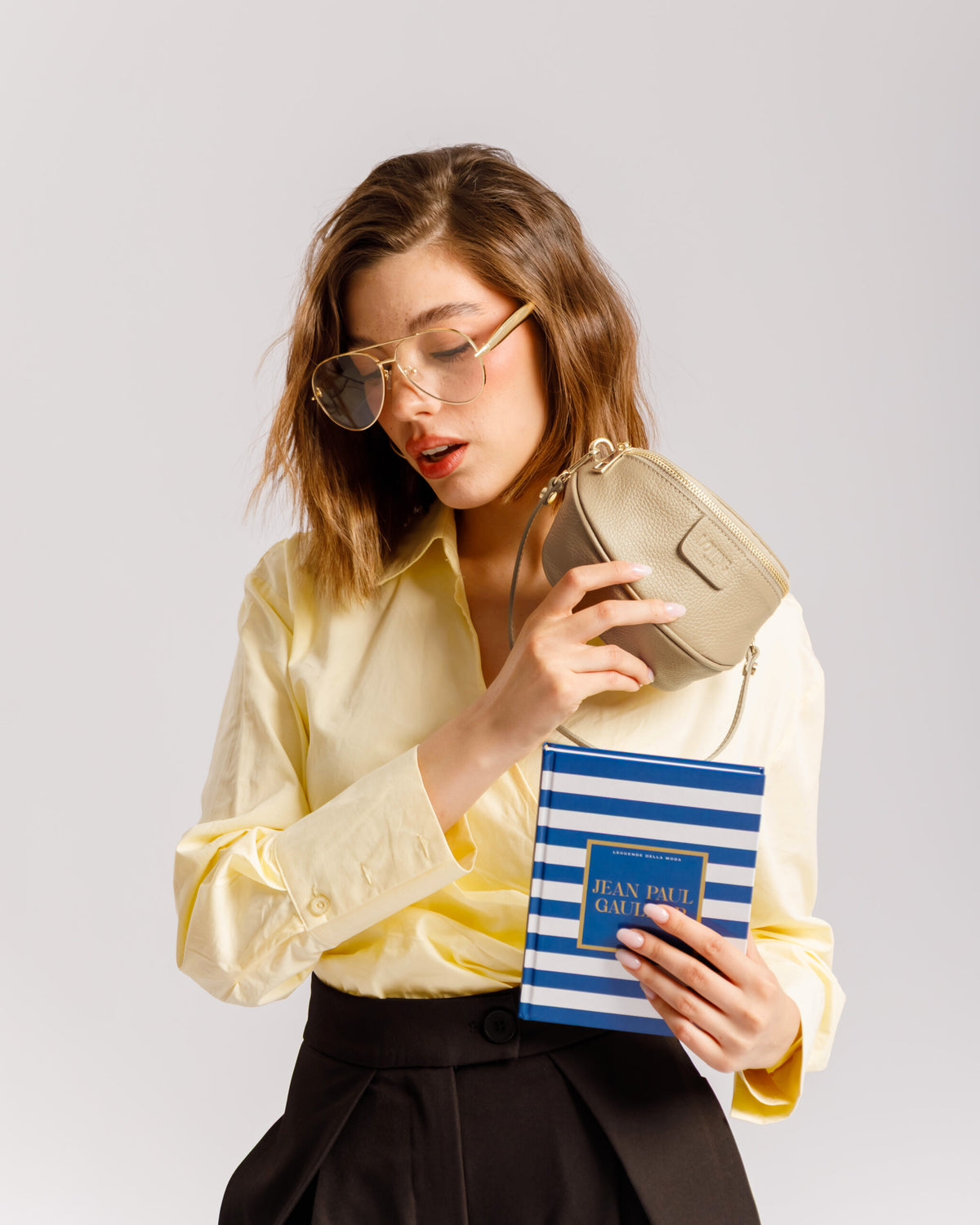 Borsa NEW ISABELLA micro tortora - LOVING BAGS