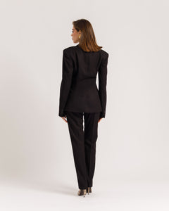 Blazer sartoriale doppiopetto NERA - 0012
