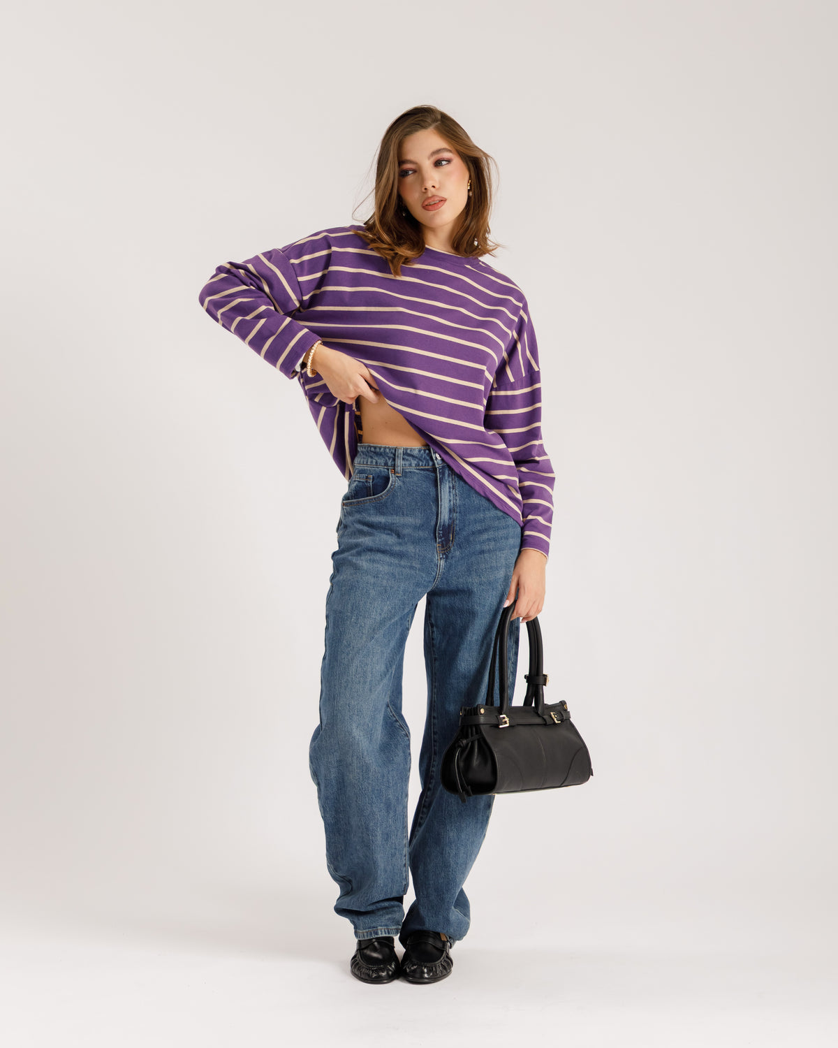 Maglia long sleeve a righe - 3225