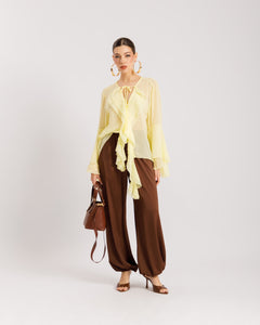 Camicia con volant - 12609