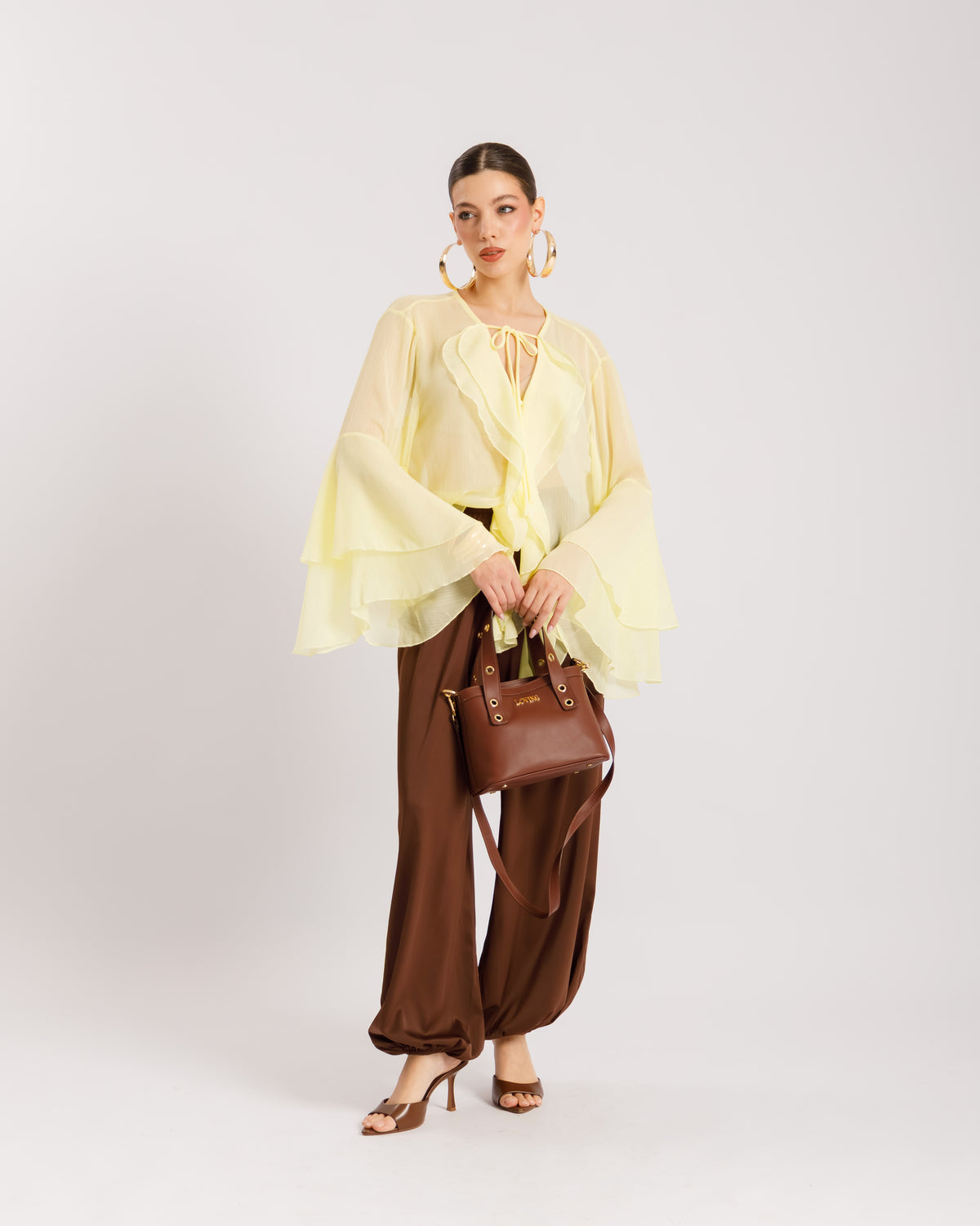 Camicia con volant - 12609