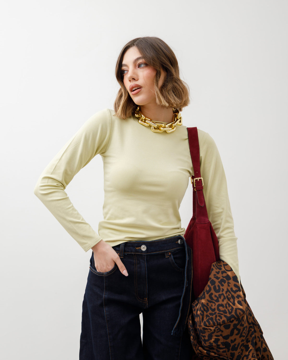 Maglia basic girocollo - 2518slc