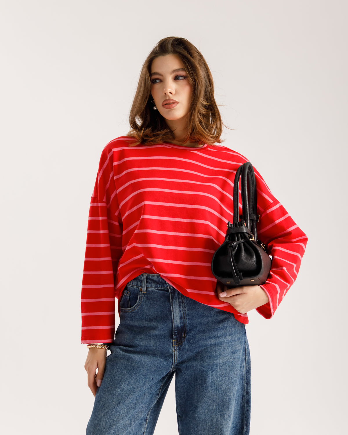 Maglia long sleeve a righe - 3225