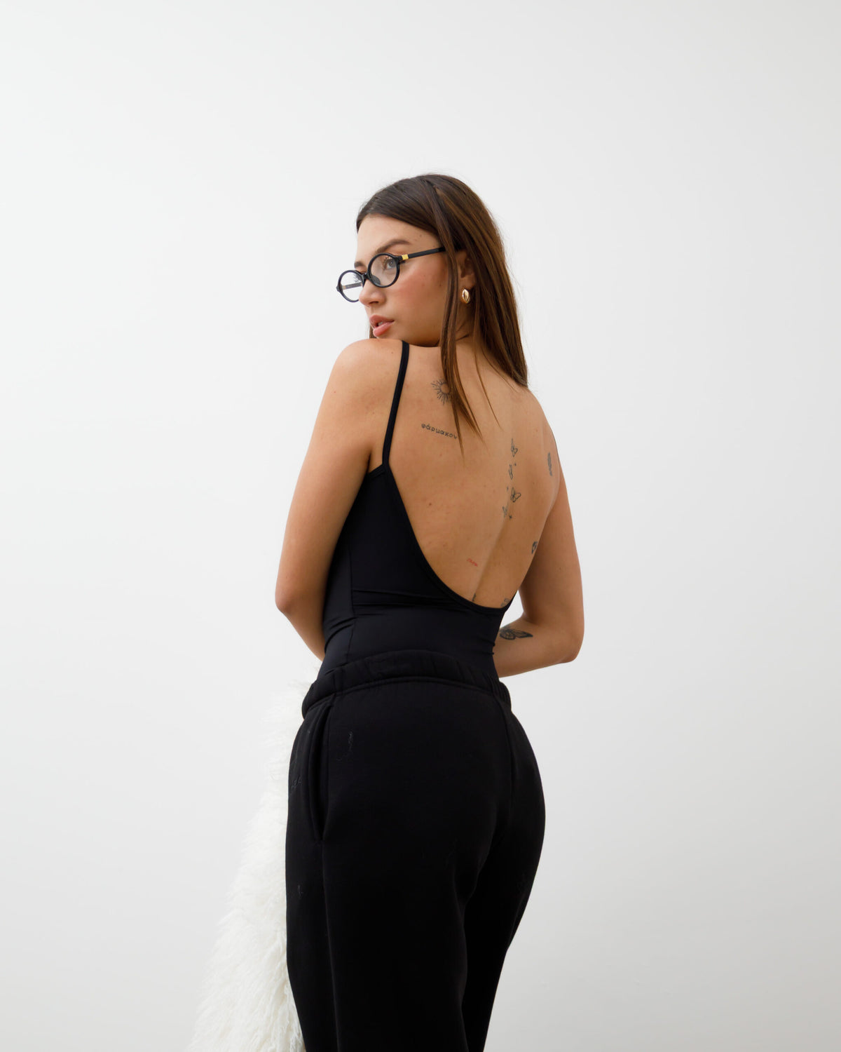 Body in lycra spalline sottili ALTHÉA - C129 slcm