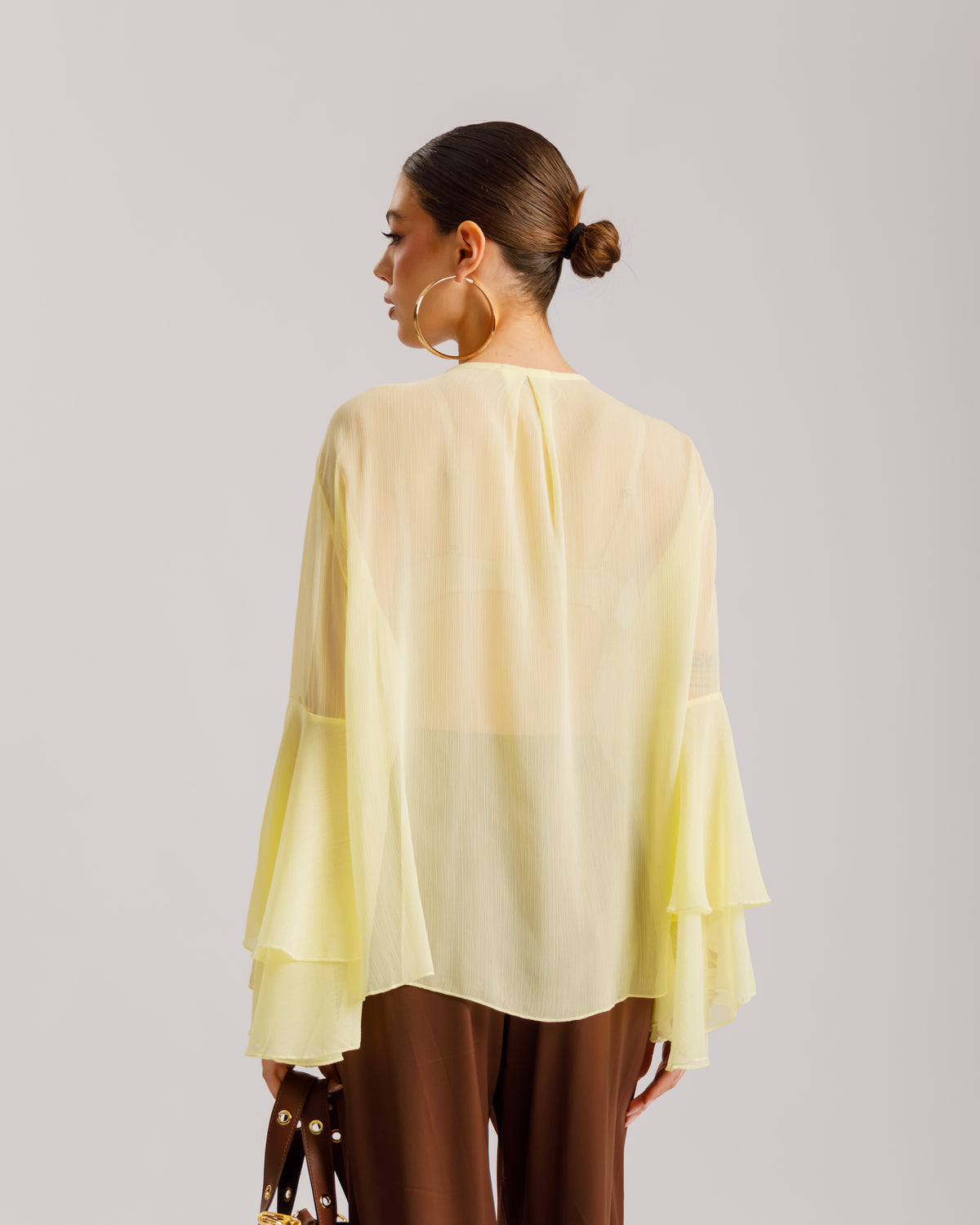 Camicia con volant - 12609