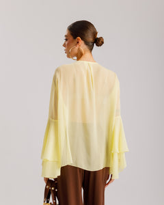 Camicia con volant - 12609