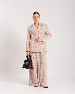 Tailleur a quadretti ROSA - ECL13652
