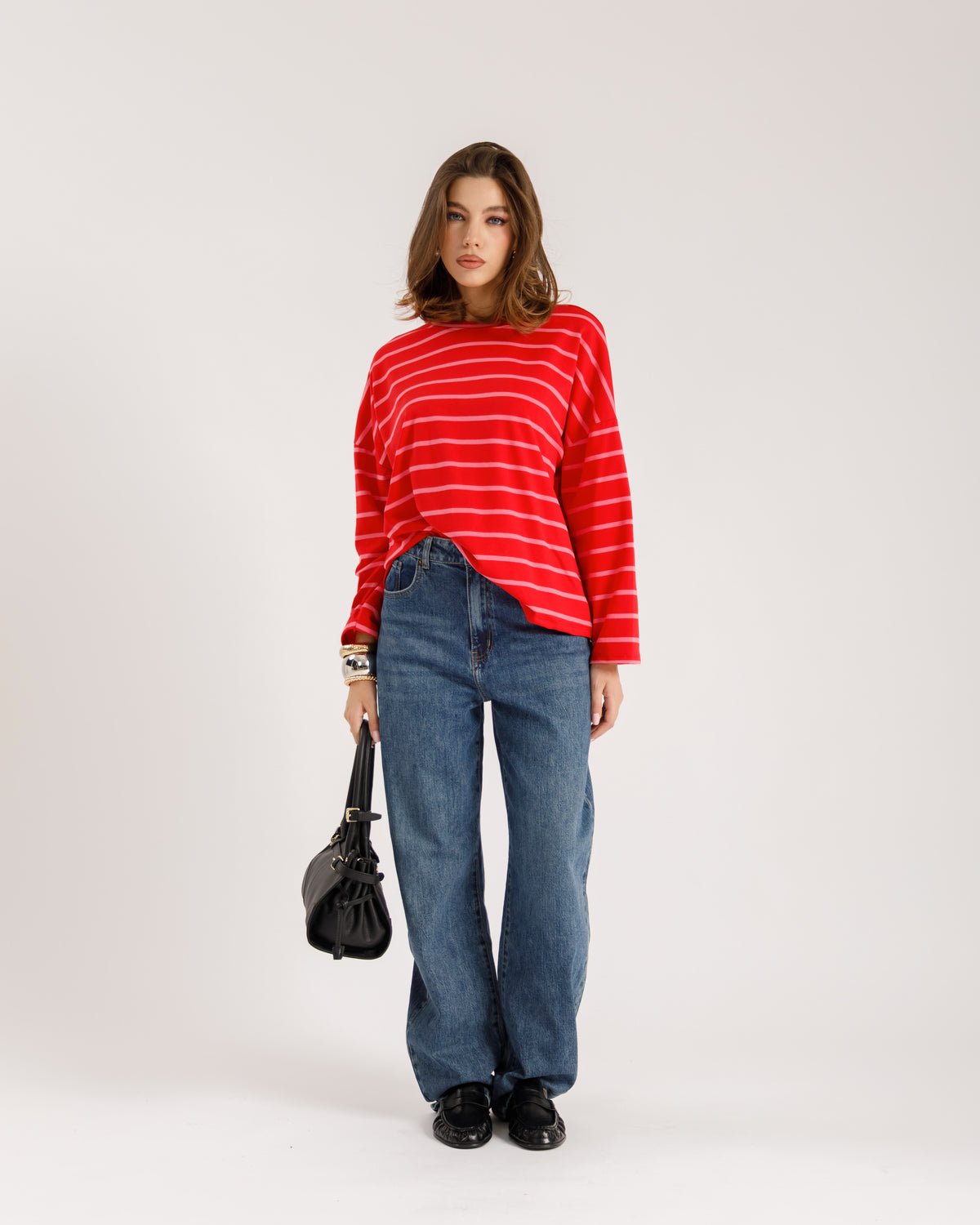 Maglia long sleeve a righe - 3225