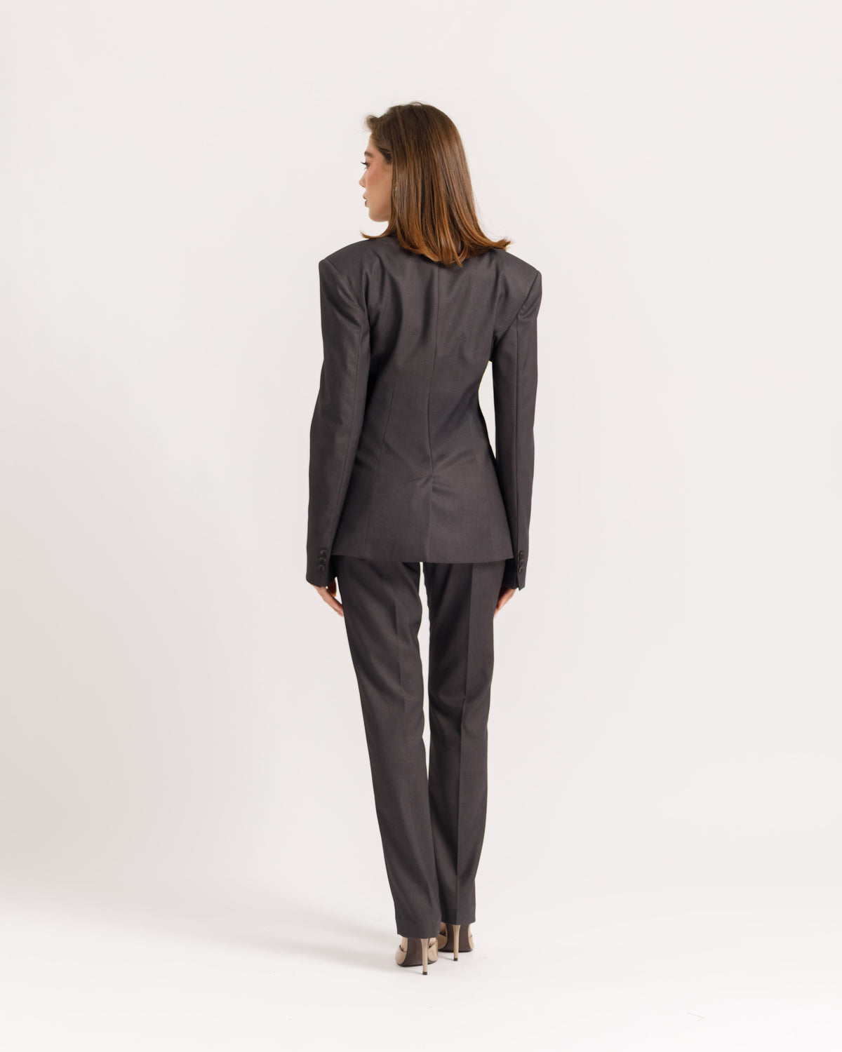 Blazer sartoriale doppiopetto GRIGIA - 0012