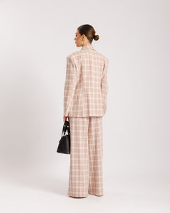 Tailleur a quadretti ROSA - ECL13652