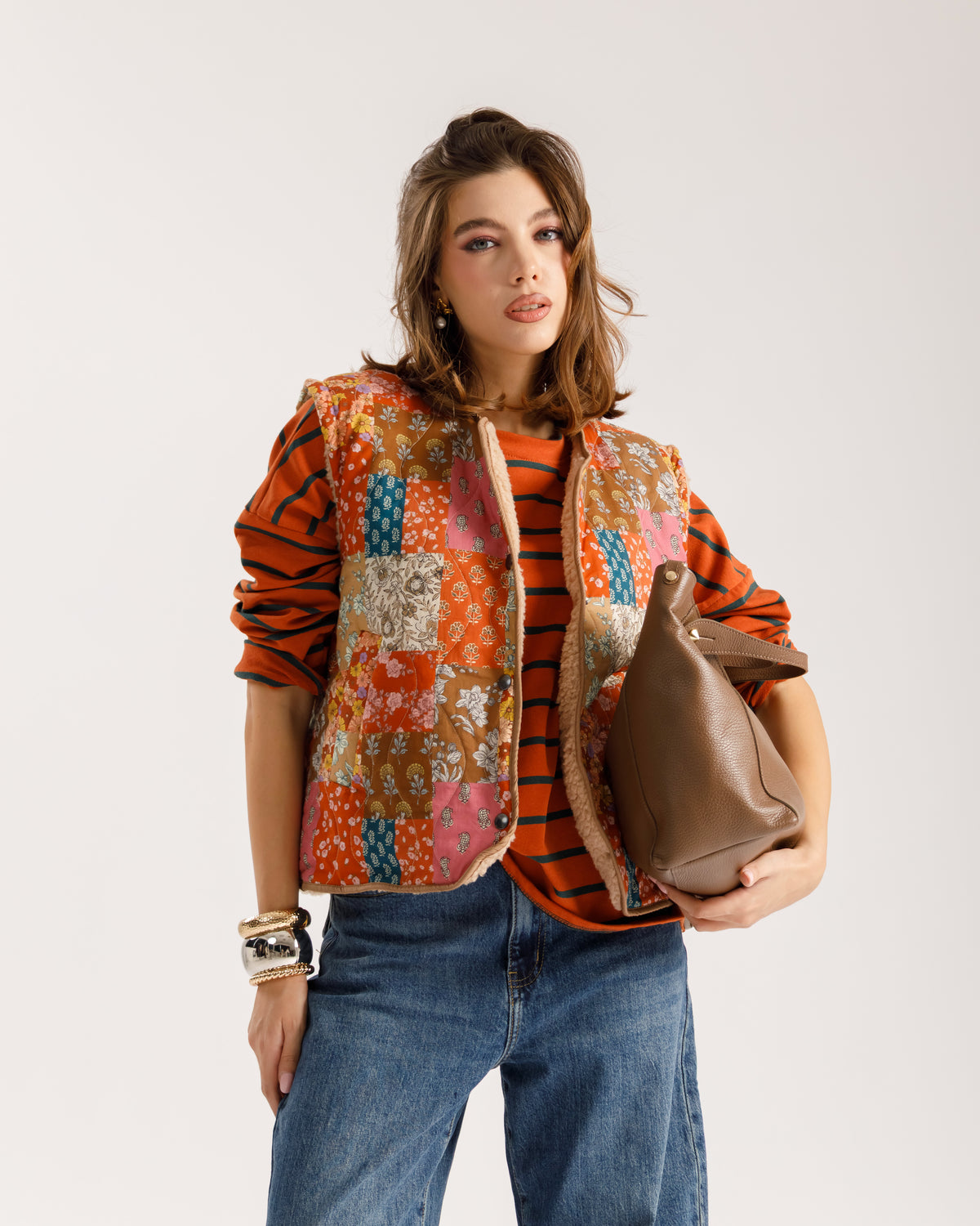Gilet patchwork - G150515