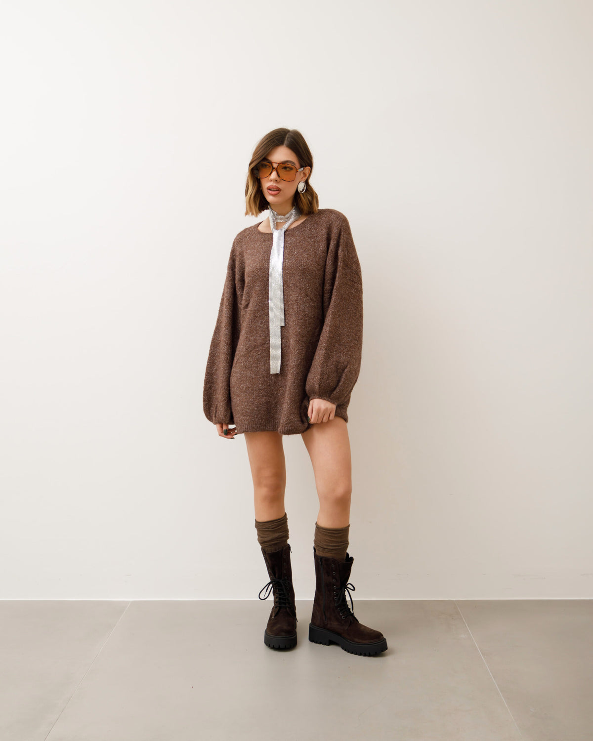 Maglione in lana oversize - PL12272