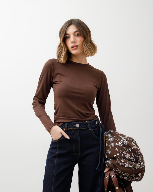 Maglia basic girocollo - 2518slc