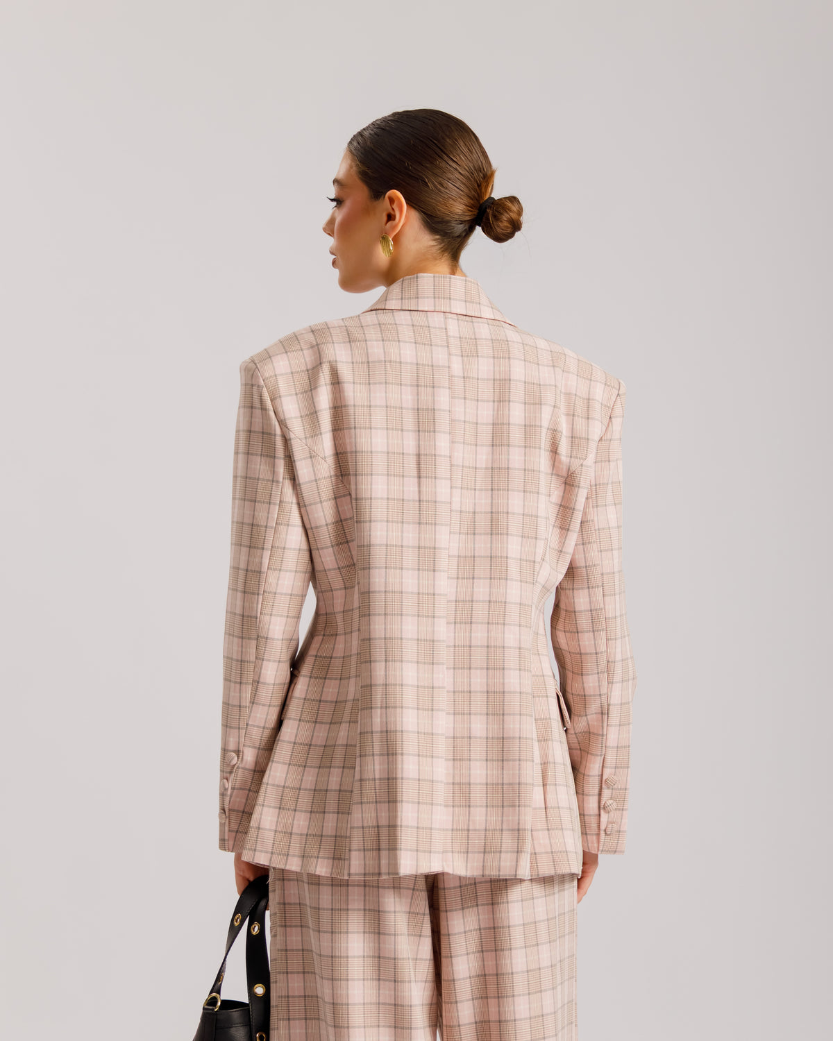 Tailleur a quadretti ROSA - ECL13652